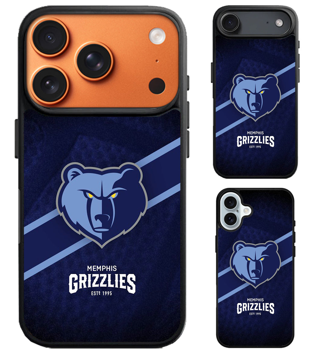 Memphis Grizzlies Stylish iPhone Air | iPhone 17 | 17 Pro | 17 Pro Max Case