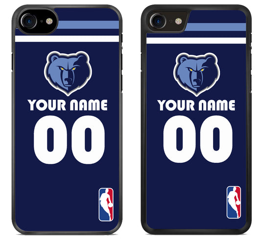 Custom Personalized Memphis Grizzlies NBA iPhone SE 2020 | iPhone SE 2022 Case
