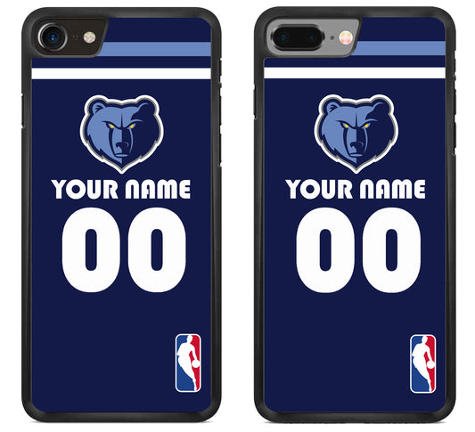 Custom Personalized Memphis Grizzlies NBA iPhone 8 | 8 Plus Case