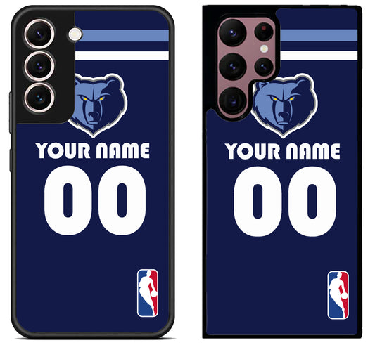 Custom Personalized Memphis Grizzlies NBA Samsung Galaxy S22 | S22+ | S22 Ultra Case