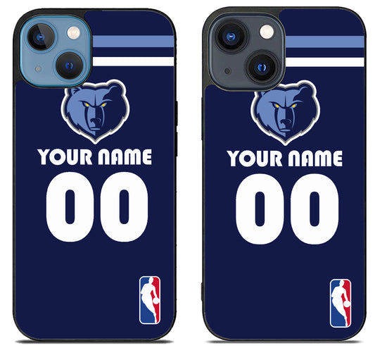 Custom Personalized Memphis Grizzlies NBA iPhone 15 | iPhone 15 Plus Case