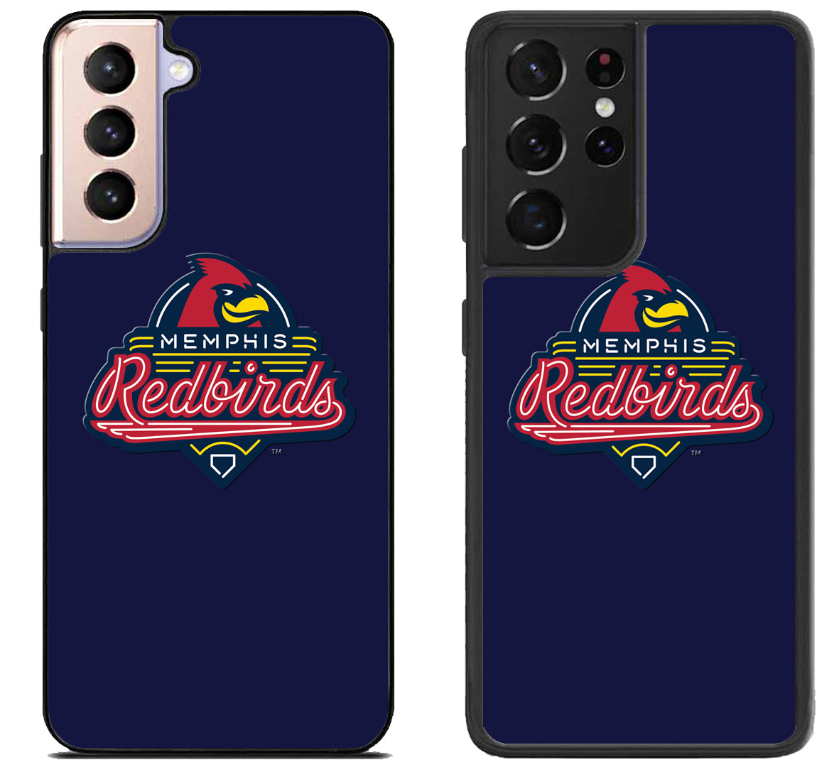 Memphis Redbirds Blue Samsung Galaxy S21 | S21 FE | S21+ | S21 Ultra Case