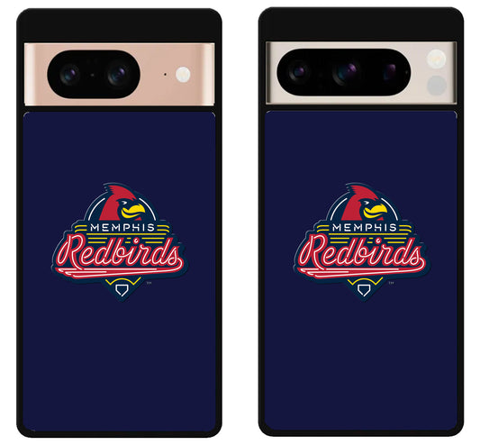 Memphis Redbirds Blue Google Pixel 8 | 8 Pro Case