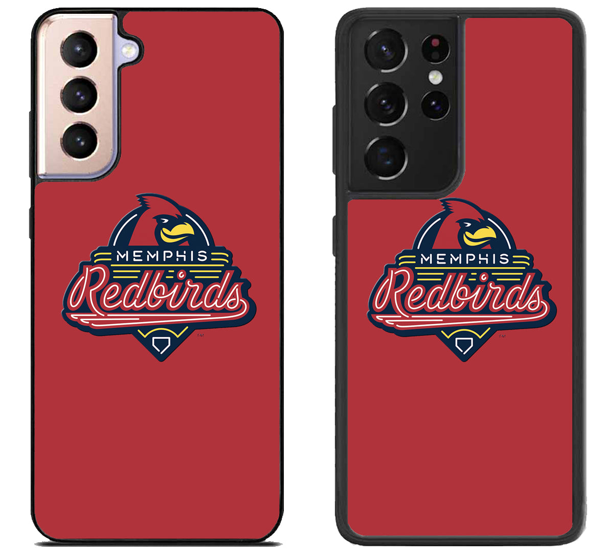 Memphis Redbirds Red Samsung Galaxy S21 | S21 FE | S21+ | S21 Ultra Case