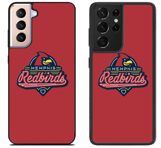 Memphis Redbirds Red Samsung Galaxy S21 | S21 FE | S21+ | S21 Ultra Case