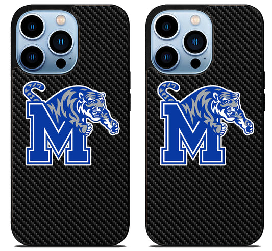 Memphis Tigers Carbon iPhone 15 Pro | iPhone 15 Pro Max Case