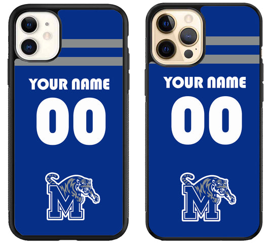 Custom Personalized Memphis Tigers iPhone 12 | 12 Mini | 12 Pro | 12 Pro Max Case