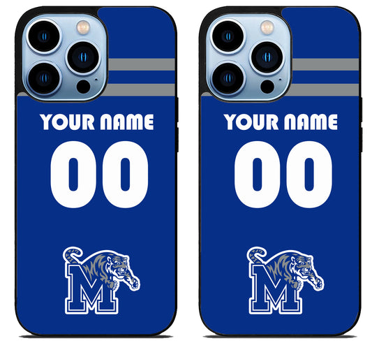 Custom Personalized Memphis Tigers iPhone 15 Pro | iPhone 15 Pro Max Case