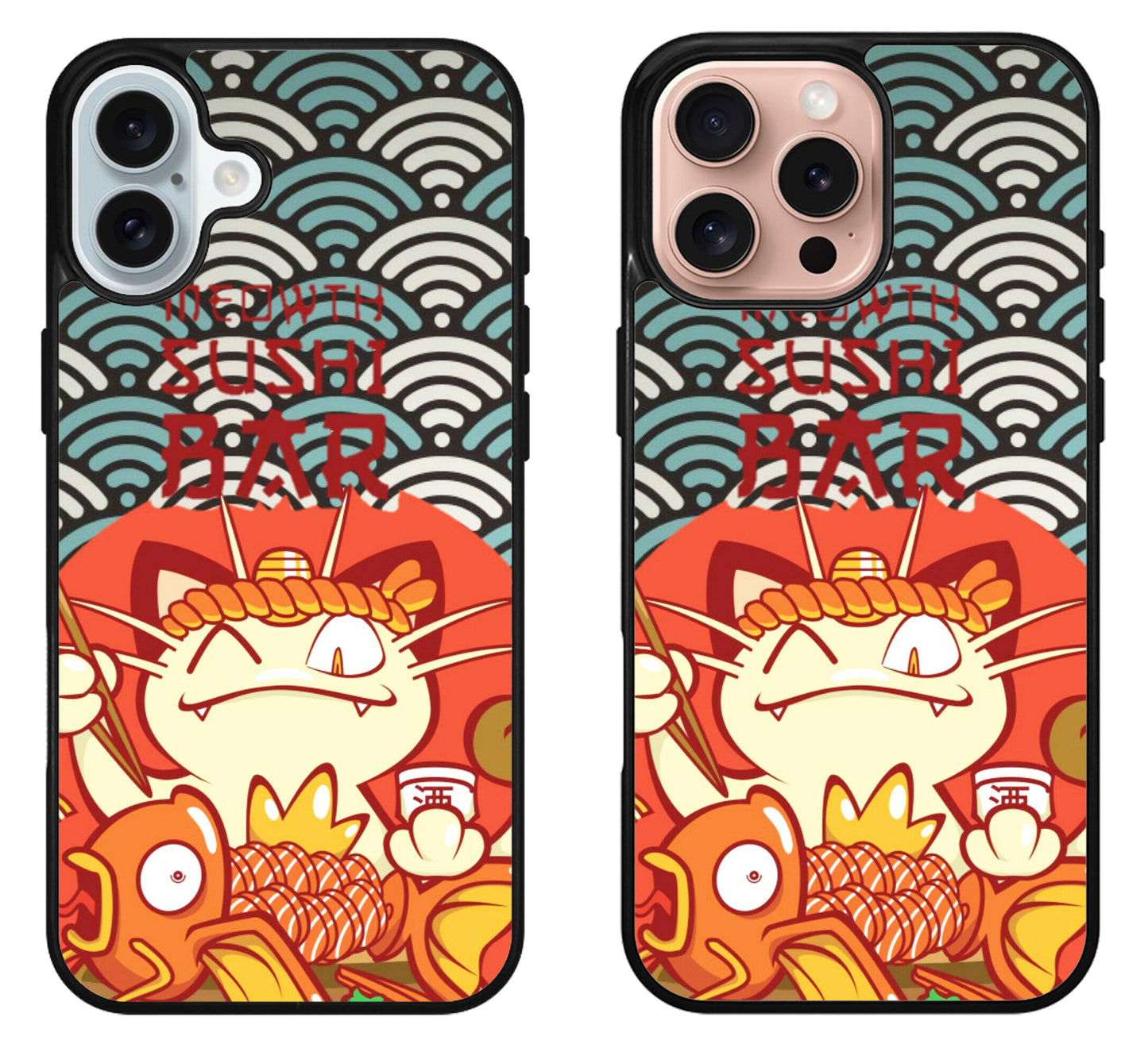 Meowth Shusi Bar iPhone 16 | 16 Plus | 16 Pro | 16 Pro Max Case