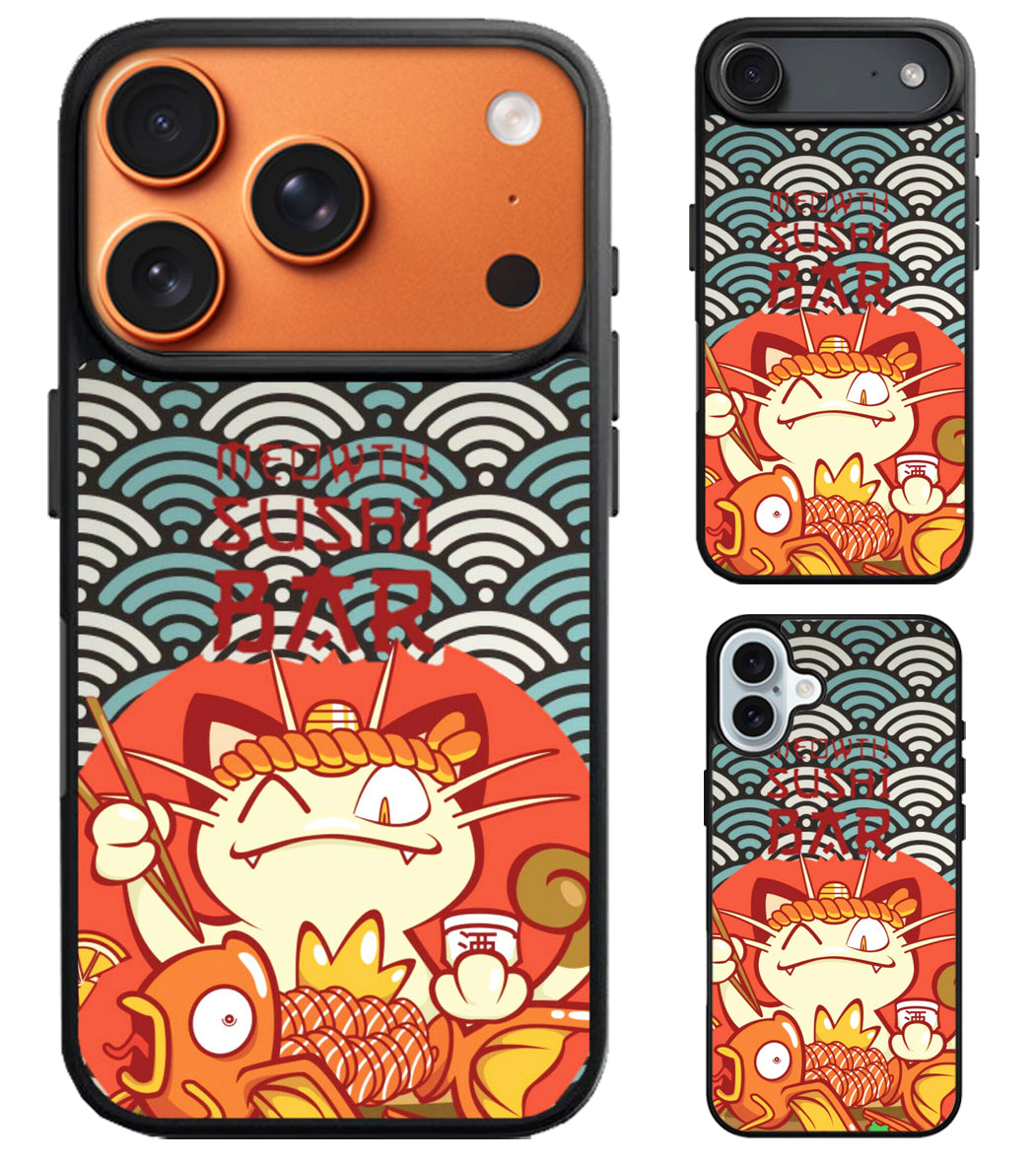 Meowth Shusi Bar iPhone Air | iPhone 17 | 17 Pro | 17 Pro Max Case