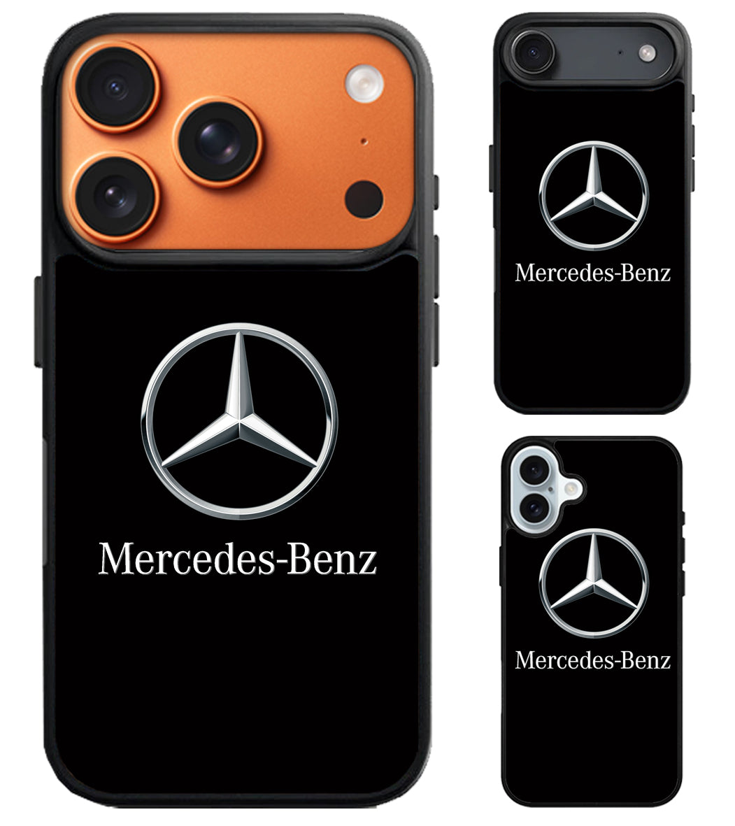Mercedes Benz Black iPhone Air | iPhone 17 | 17 Pro | 17 Pro Max Case