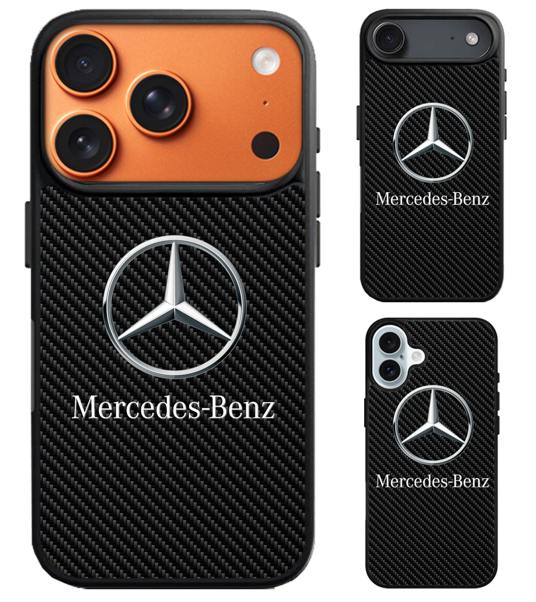 Mercedes Benz Carbon iPhone Air | iPhone 17 | 17 Pro | 17 Pro Max Case