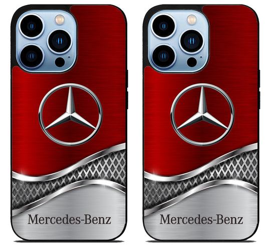 Mercedes Logo Metallic iPhone 15 Pro | iPhone 15 Pro Max Case