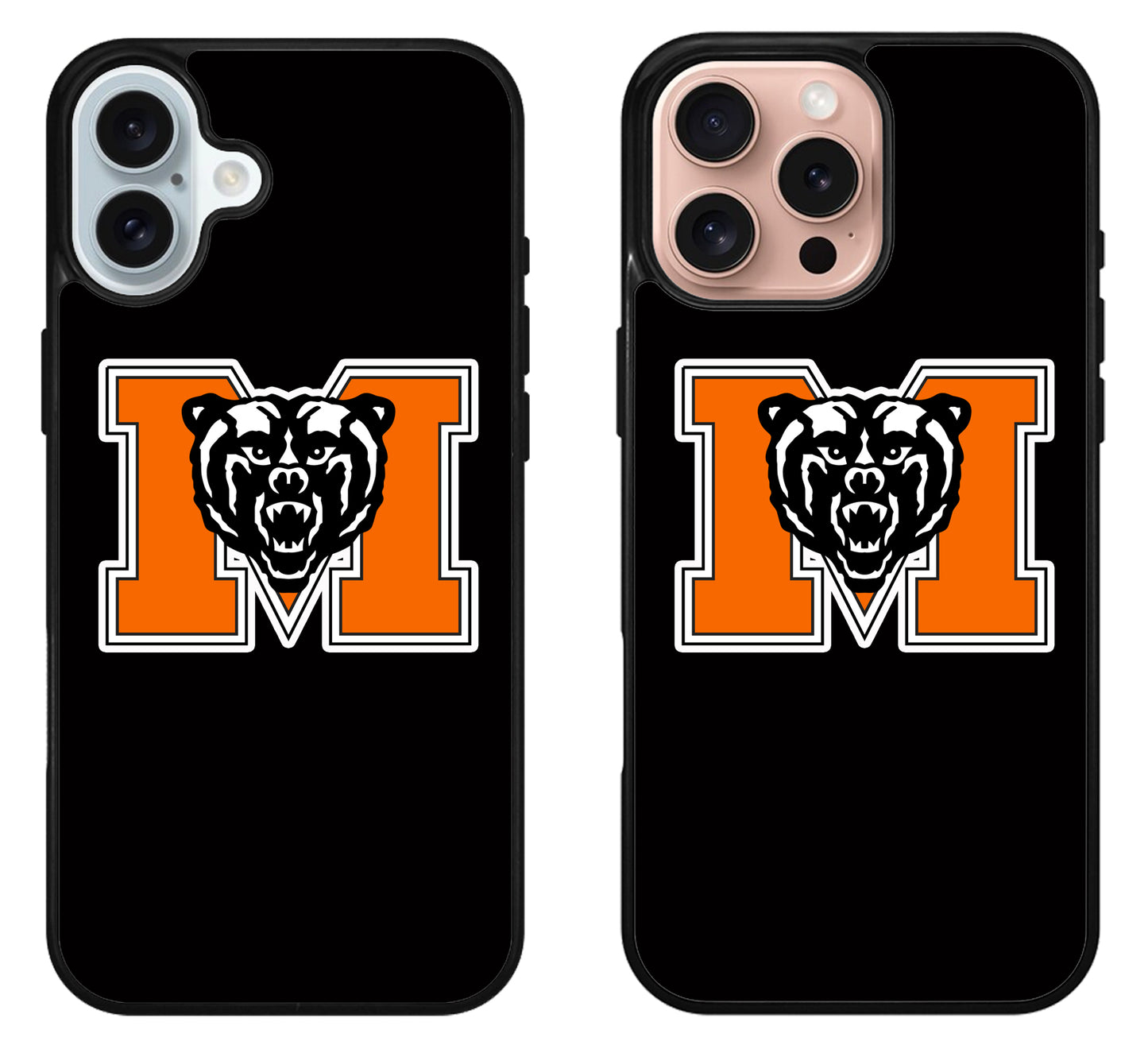 Mercer Bears Black iPhone 16 | 16 Plus | 16 Pro | 16 Pro Max Case