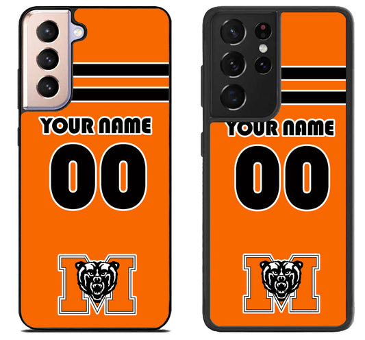 Custom Personalized Mercer Bears Samsung Galaxy S21 | S21 FE | S21+ | S21 Ultra Case