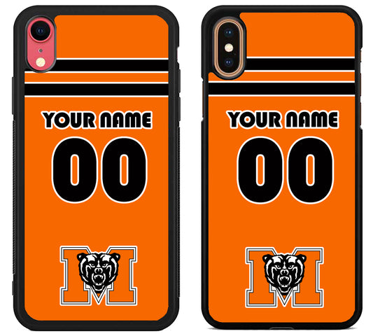 Custom Personalized Mercer Bears iPhone X | Xs | Xr | Xs Max Case