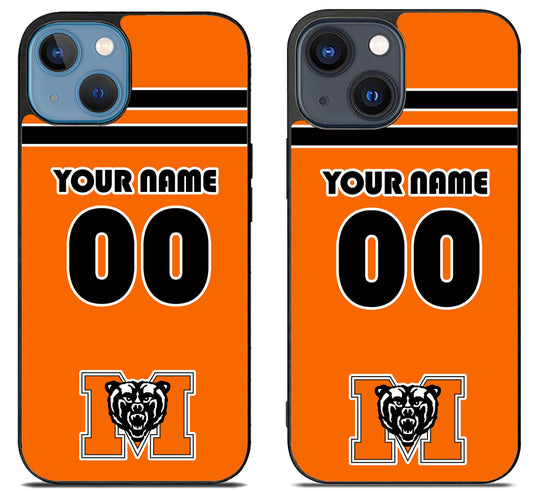 Custom Personalized Mercer Bears iPhone 15 | iPhone 15 Plus Case