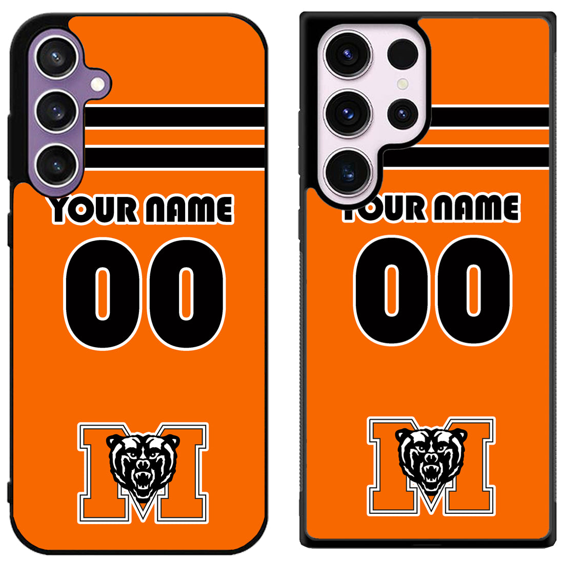 Custom Personalized Mercer Bears Samsung Galaxy S24 | S24+ | S24 Ultra Case