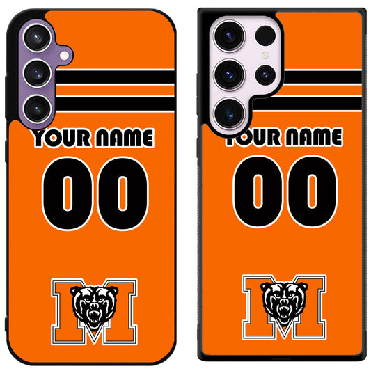 Custom Personalized Mercer Bears Samsung Galaxy S24 | S24+ | S24 Ultra Case