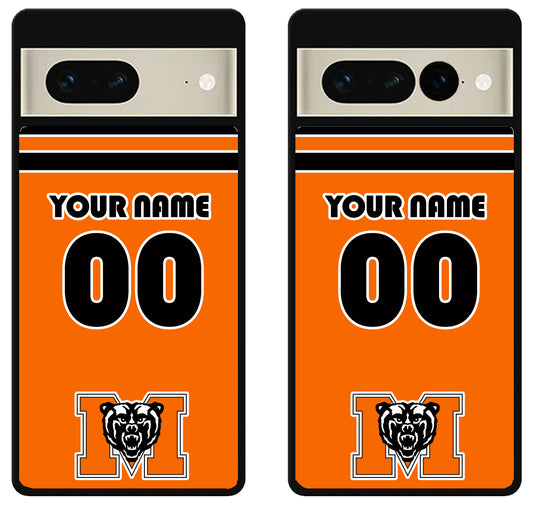 Custom Personalized Mercer Bears Google Pixel 7 | 7 Pro Case