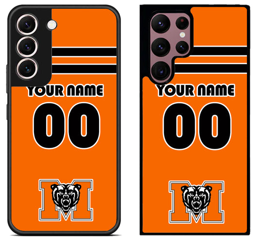 Custom Personalized Mercer Bears Samsung Galaxy S22 | S22+ | S22 Ultra Case