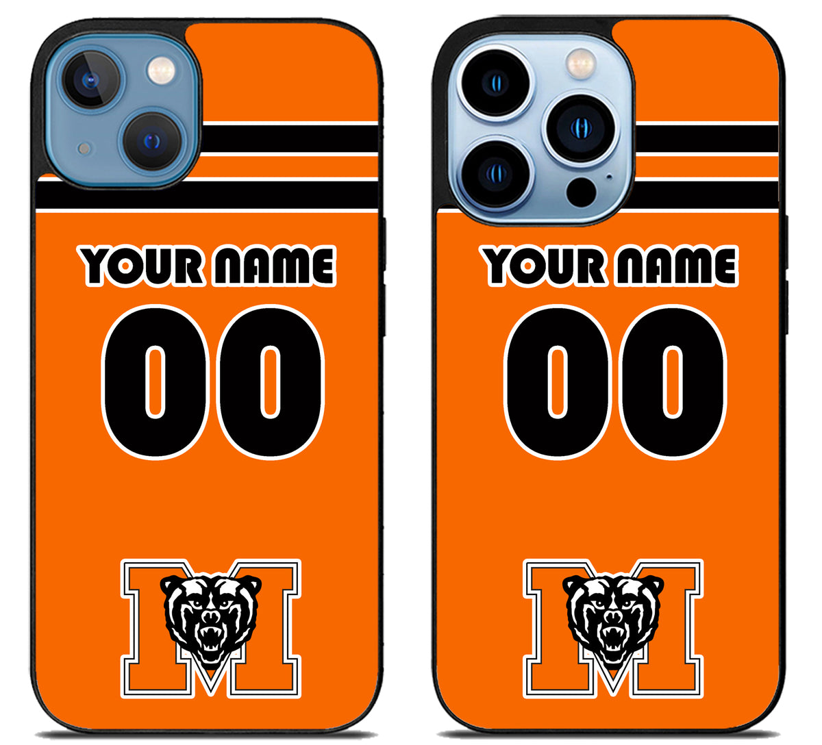 Custom Personalized Mercer Bears iPhone 13 | 13 Mini | 13 Pro | 13 Pro Max Case