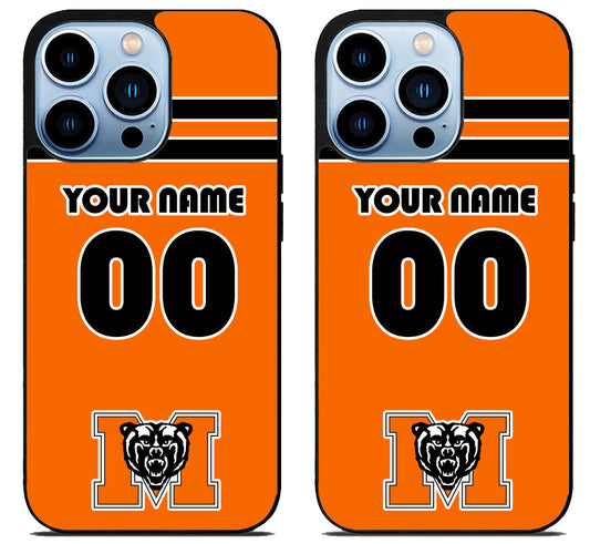Custom Personalized Mercer Bears iPhone 15 Pro | iPhone 15 Pro Max Case