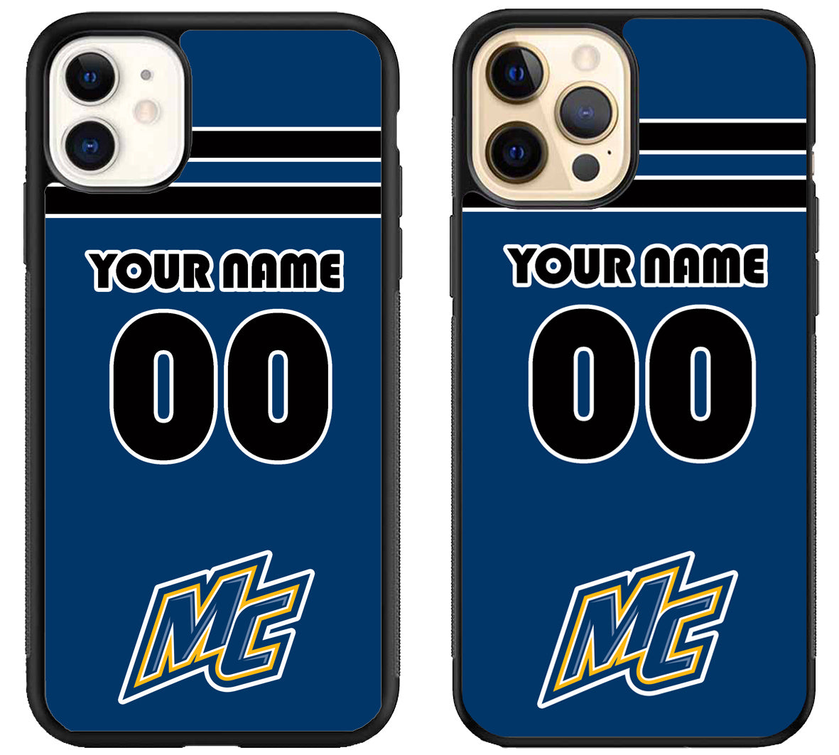 Custom Personalized Merrimack Warriors iPhone 12 | 12 Mini | 12 Pro | 12 Pro Max Case