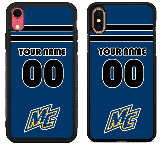 Custom Personalized Merrimack Warriors iPhone X | Xs | Xr | Xs Max Case