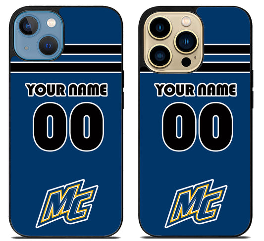 Custom Personalized Merrimack Warriors iPhone 14 | 14 Plus | 14 Pro | 14 Pro Max Case