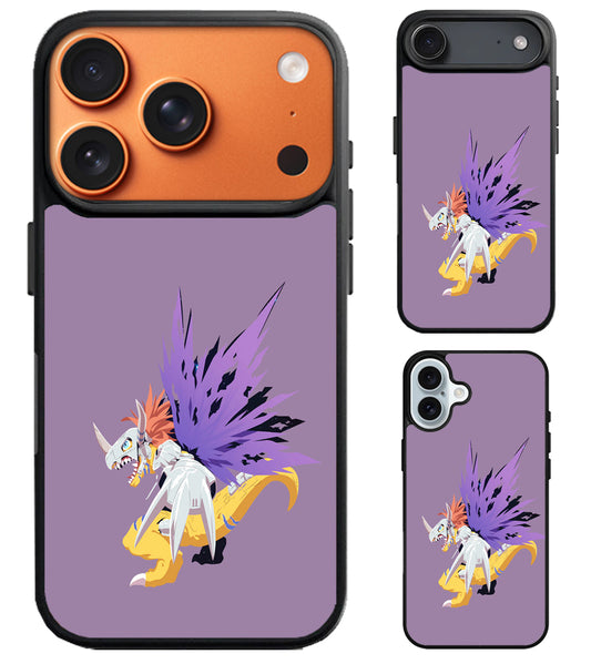 MetalGreymon Digimon Purple iPhone Air | iPhone 17 | 17 Pro | 17 Pro Max Case