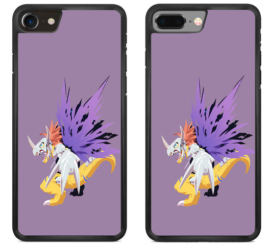 MetalGreymon Digimon Purple iPhone 8 | 8 Plus Case