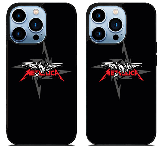 Metallica Logo Black iPhone 15 Pro | iPhone 15 Pro Max Case