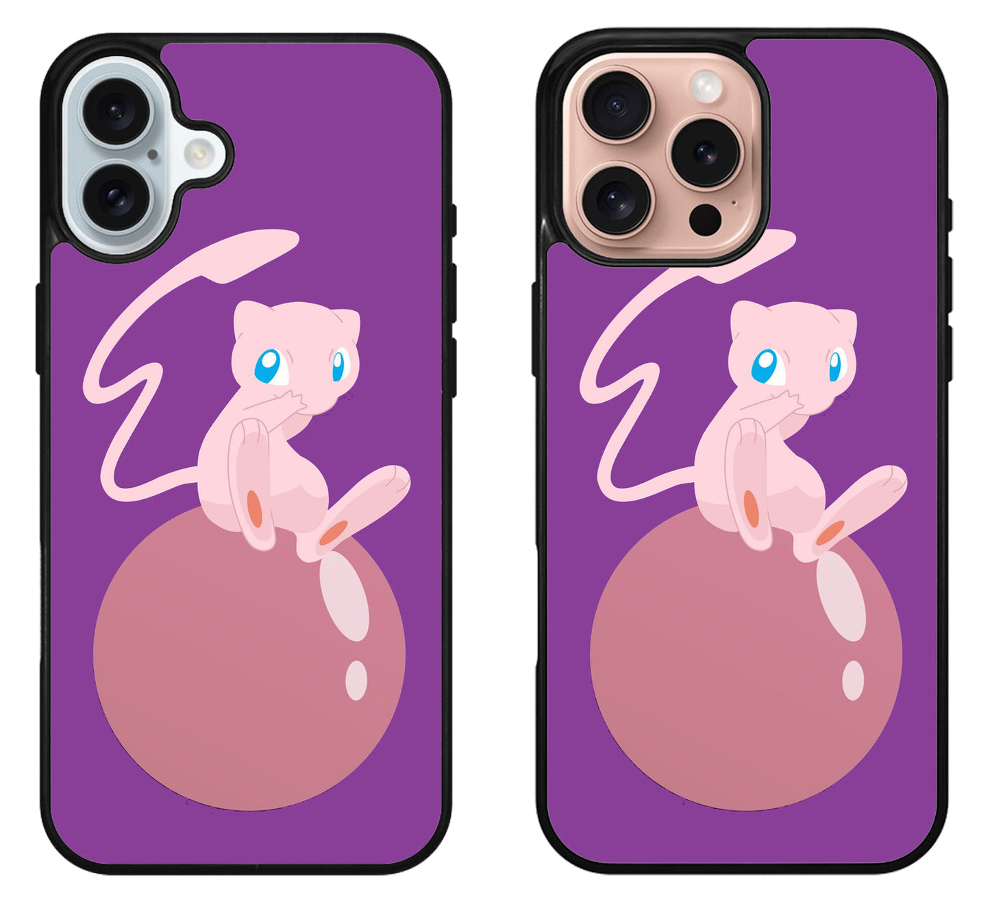 Mew Pokemon Purple iPhone 16 | 16 Plus | 16 Pro | 16 Pro Max Case