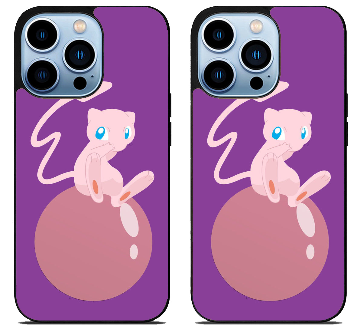 Mew Pokemon Purple iPhone 15 Pro | iPhone 15 Pro Max Case