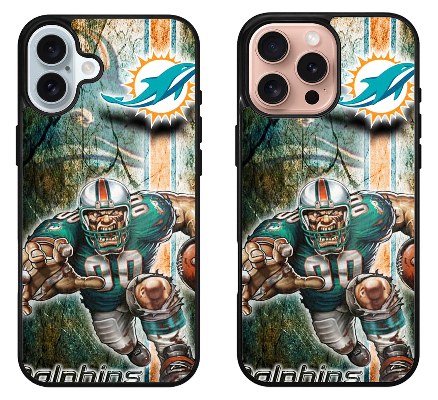 Miami Dolphins Background iPhone 16 | 16 Plus | 16 Pro | 16 Pro Max Case