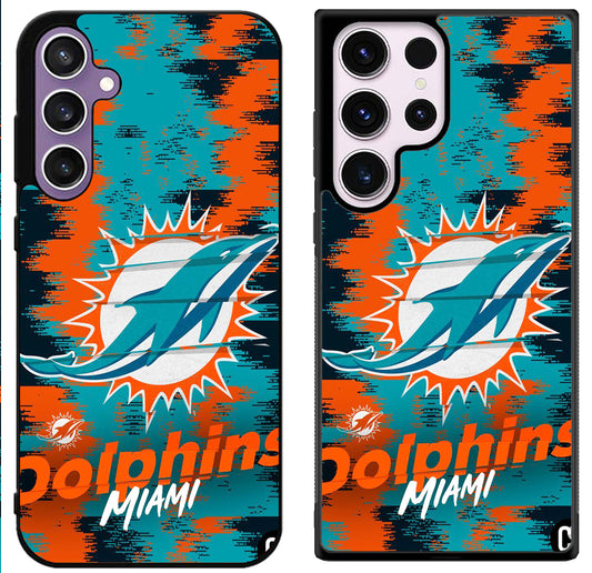 Miami Dolphins Colorfull Samsung Galaxy S24 | S24+ | S24 Ultra Case