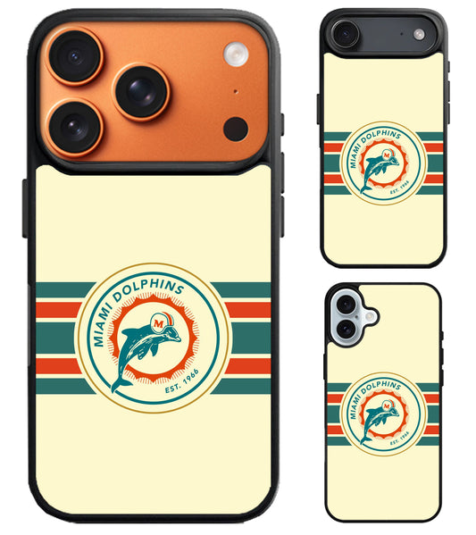 Miami Dolphins Cover iPhone Air | iPhone 17 | 17 Pro | 17 Pro Max Case