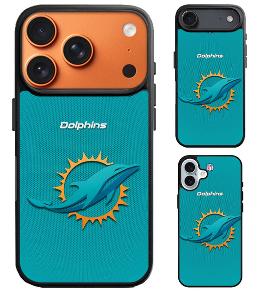 Miami Dolphins NFL iPhone Air | iPhone 17 | 17 Pro | 17 Pro Max Case