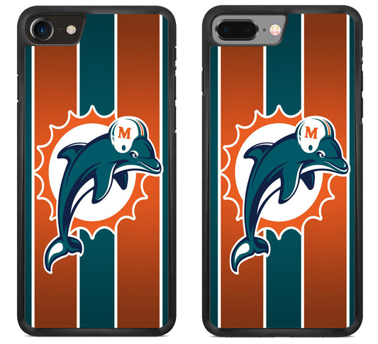 Miami Dolphins Stripe iPhone 8 | 8 Plus Case