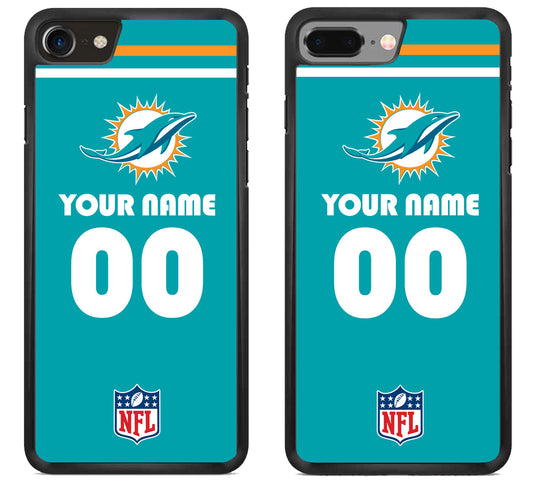Custom Personalized Miami Dolphins NFL iPhone 8 | 8 Plus Case