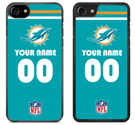 Custom Personalized Miami Dolphins NFL iPhone SE 2020 | iPhone SE 2022 Case