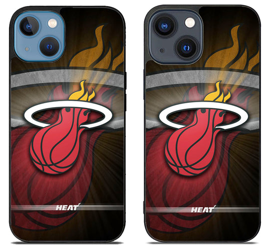 Miami Heat Background iPhone 15 | iPhone 15 Plus Case