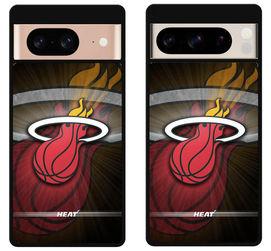Miami Heat Background Google Pixel 8 | 8 Pro Case