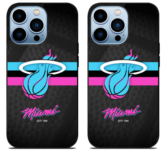 Miami Heat Cover iPhone 15 Pro | iPhone 15 Pro Max Case