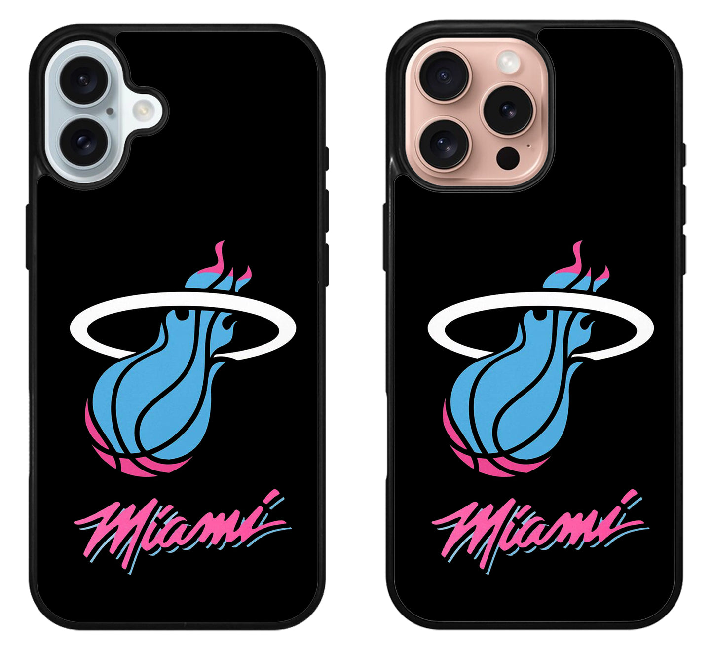 Miami Heat Logo Style iPhone 16 | 16 Plus | 16 Pro | 16 Pro Max Case