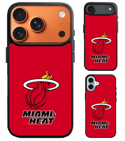 Miami Heat Red iPhone Air | iPhone 17 | 17 Pro | 17 Pro Max Case