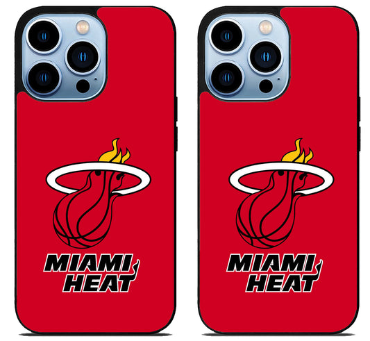 Miami Heat Red iPhone 15 Pro | iPhone 15 Pro Max Case