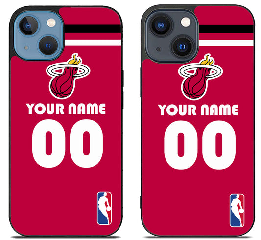 Custom Personalized Miami Heat NBA iPhone 15 | iPhone 15 Plus Case