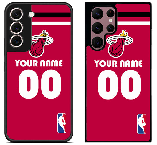 Custom Personalized Miami Heat NBA Samsung Galaxy S22 | S22+ | S22 Ultra Case